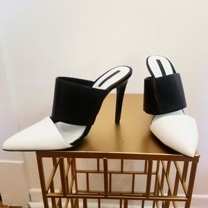 Black & White Stiletto Heels